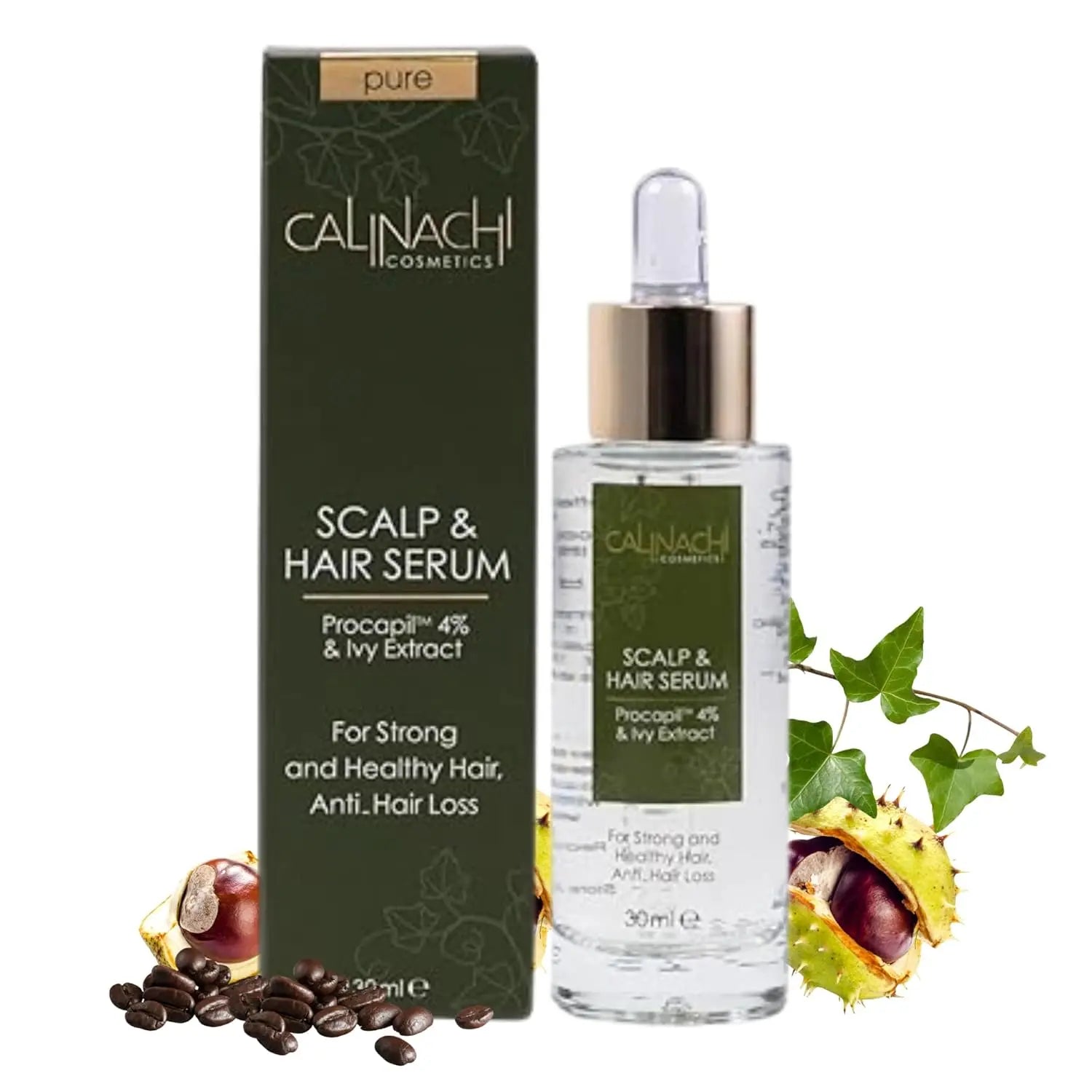 Anti-Hair Loss Serum for Scalp and Hair, Procapil 4% and Ivy Extract CALINACHI Cosmetics