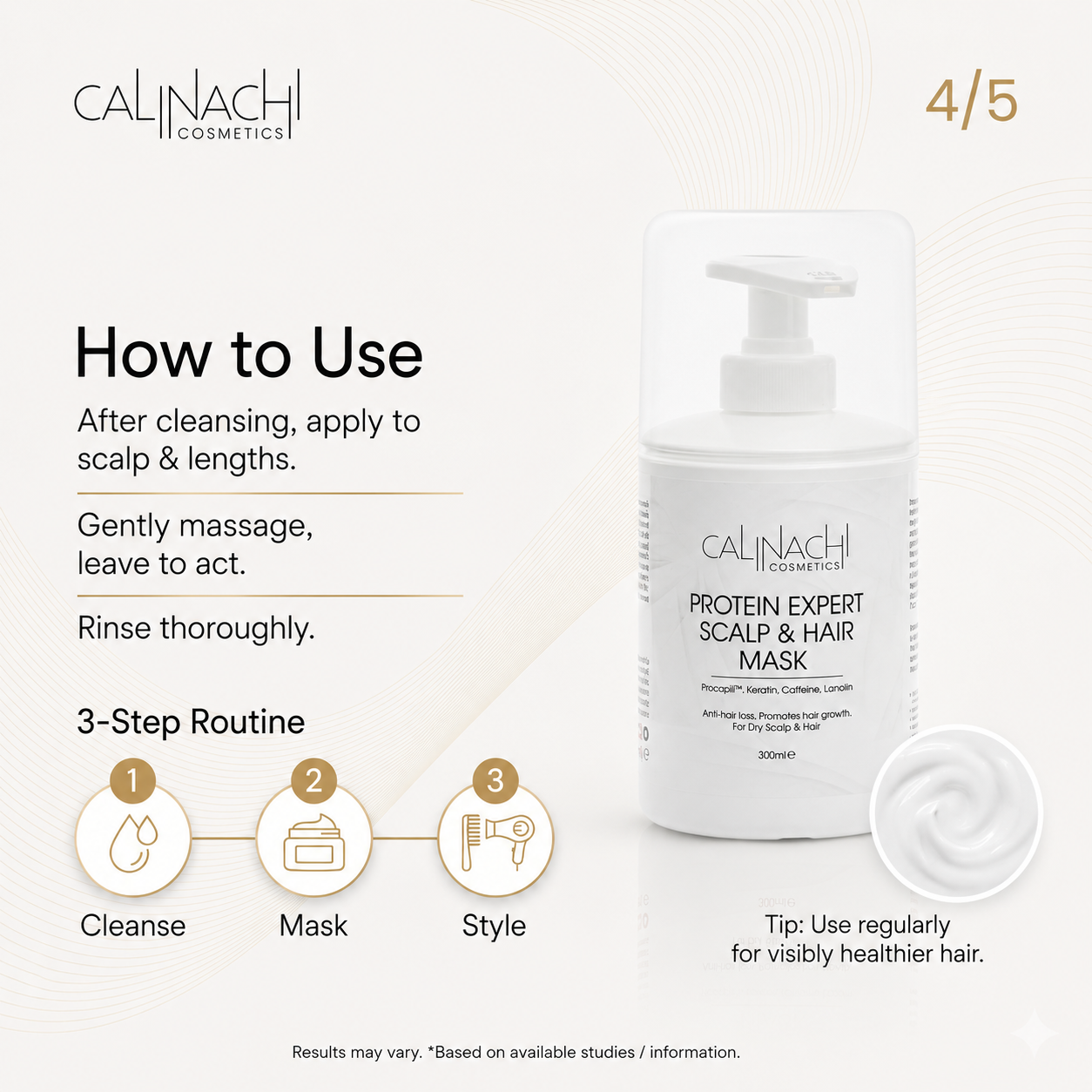 Fiber Damage Repair for Structural Breakage Recovery (With Follicle Support) HairCare Sets CALINACHI Cosmetics