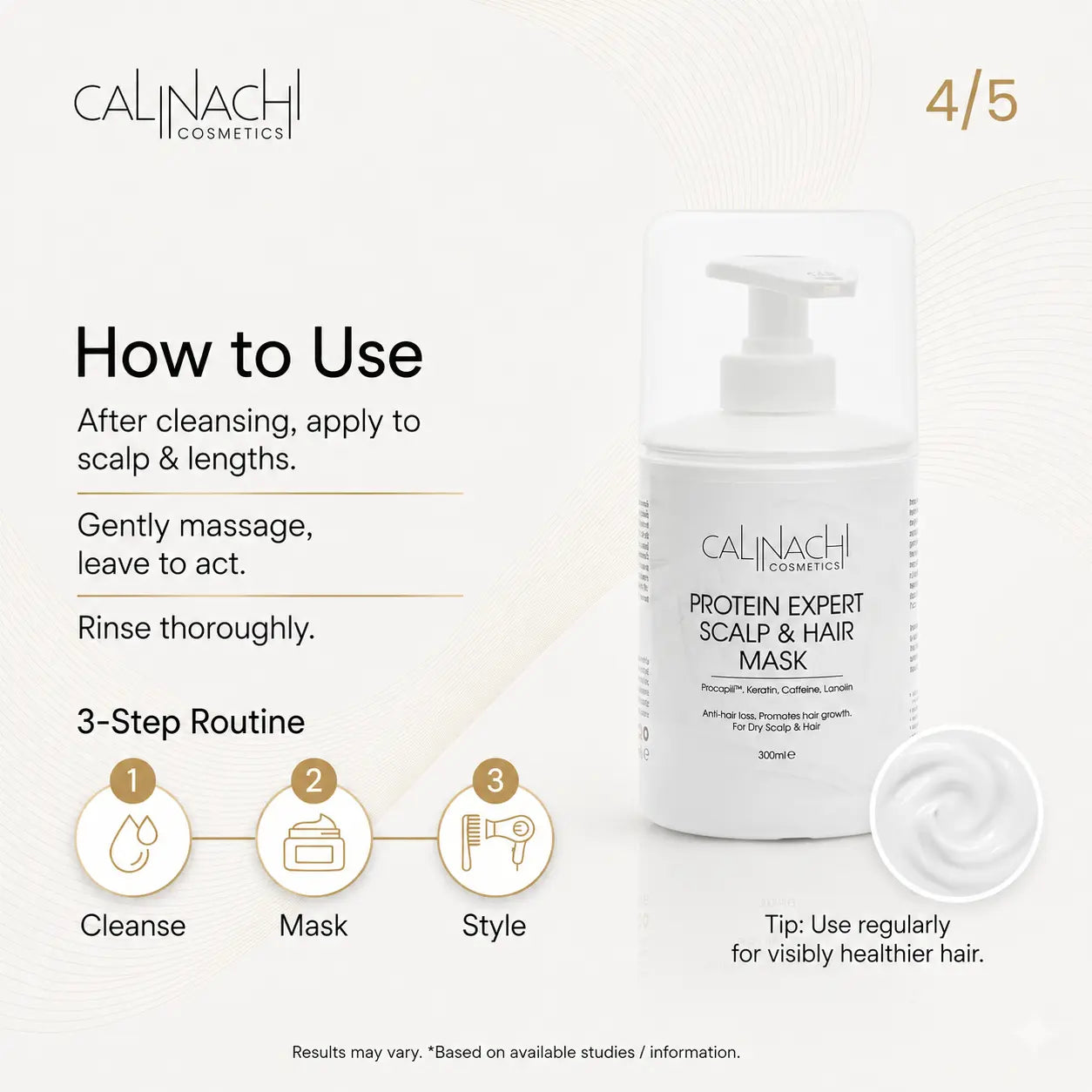 Fiber Damage Repair for Structural Breakage Recovery (With Follicle Support) HairCare Sets CALINACHI Cosmetics