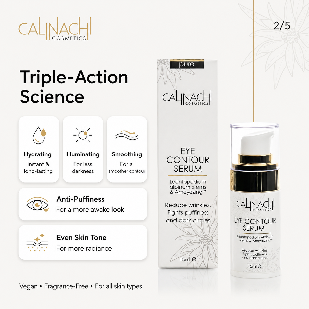 The Ameyezing Eye Contour Serum, 15ml. skincare CALINACHI Cosmetics