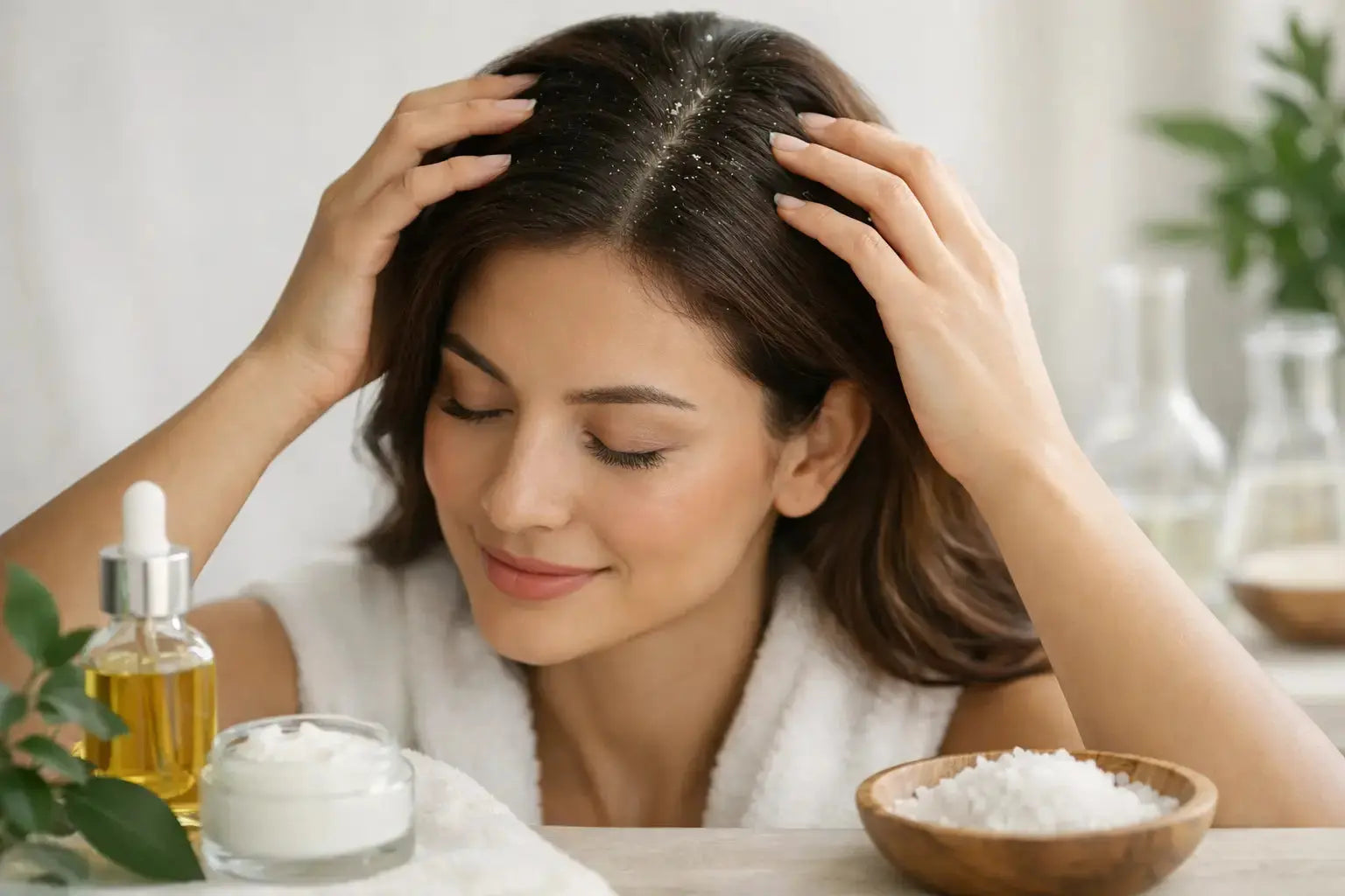 How to Soothe Scalp Flakes With Active Care