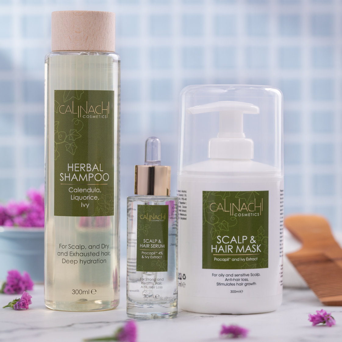 Șampon Herbal pentru Păr Uscat și Epuizat, Fără Sulfați, 300 ml