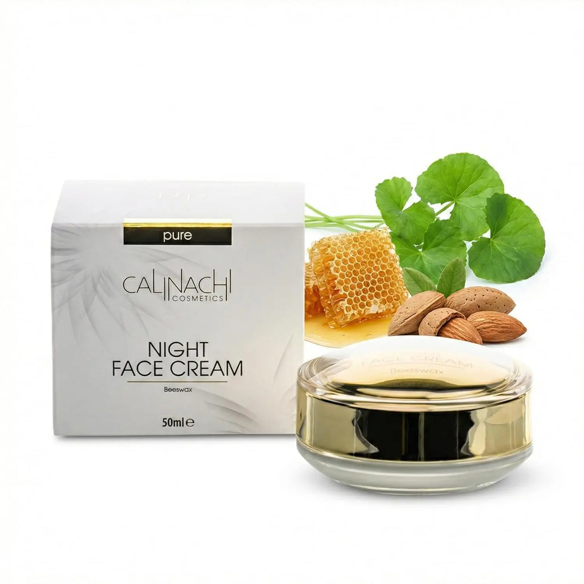 Regenerating Night Cream for Face, Neck, and Décolletage, 50ml skincare CALINACHI Cosmetics