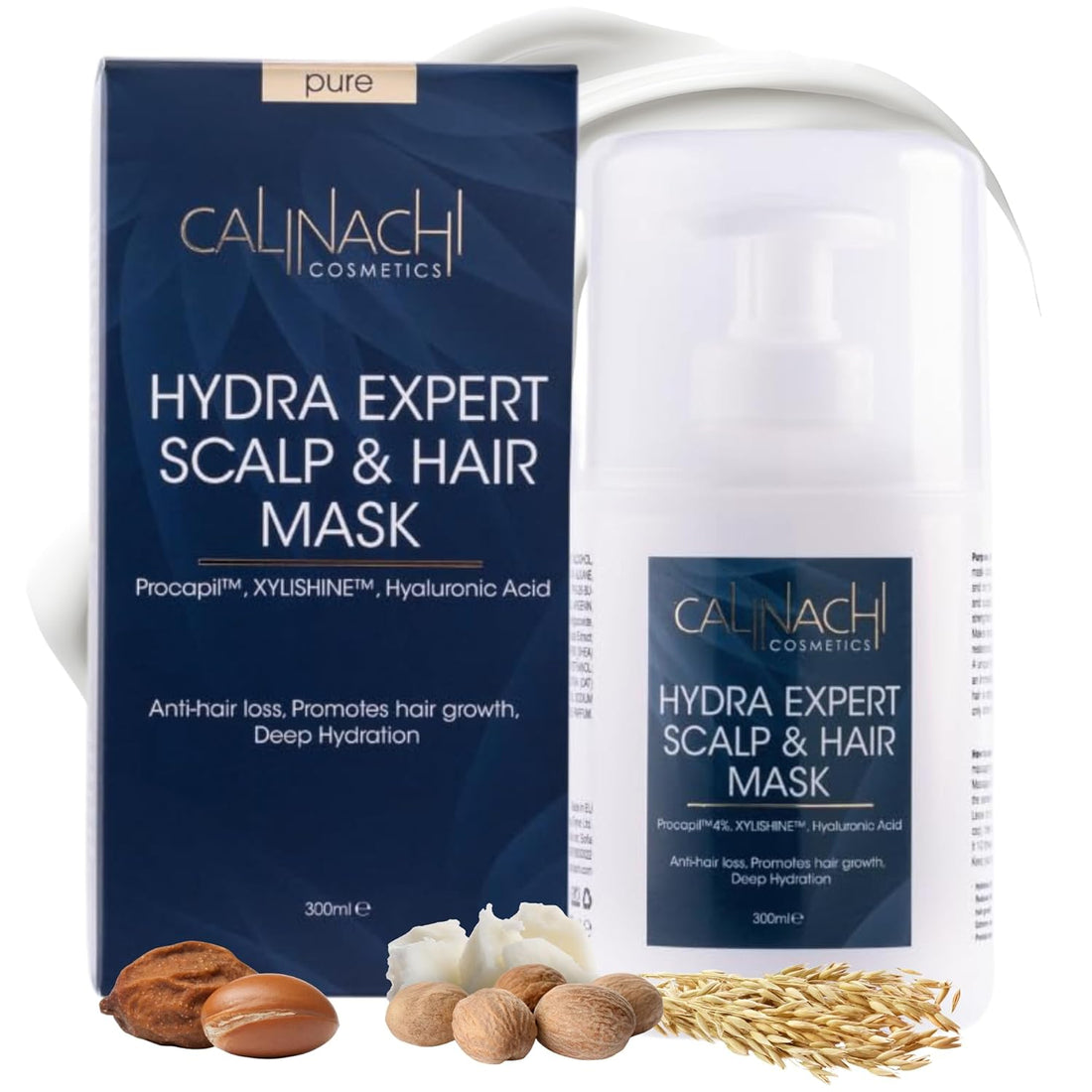 Hydra Expert (Pentru toate tipurile de păr) – Mască Anti-Cădere, Hidratantă și Restauratoare pentru Scalp și Păr, 300 ml