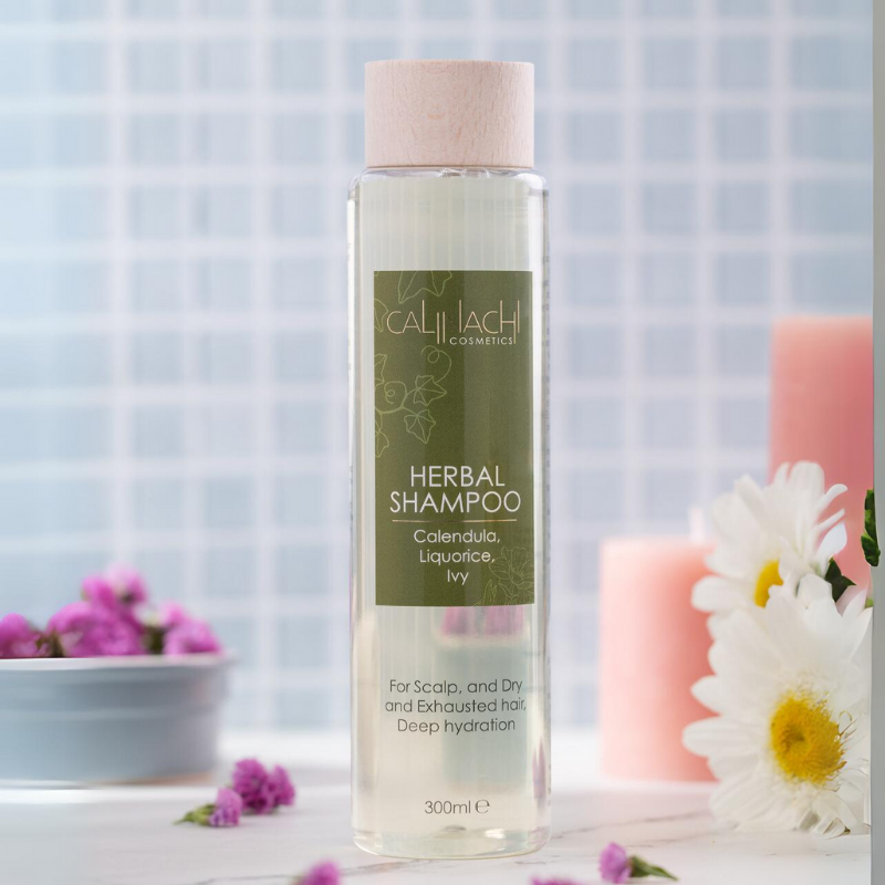 Șampon Herbal pentru Păr Uscat și Epuizat, Fără Sulfați, 300 ml