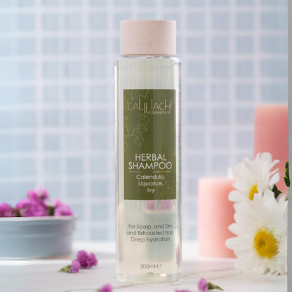 Șampon Herbal pentru Păr Uscat și Epuizat, Fără Sulfați, 300 ml