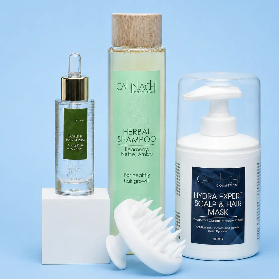 Professional Metabolic Nutrient Therapy | Anti-Hair Loss &amp; Follicle Performance | For Dry to Normal Hair HairCare Sets CALINACHI Cosmetics