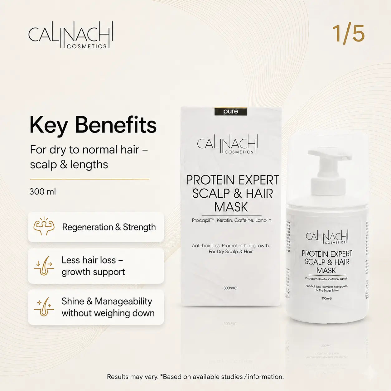 Fiber Damage Repair for Structural Breakage Recovery (With Follicle Support) HairCare Sets CALINACHI Cosmetics