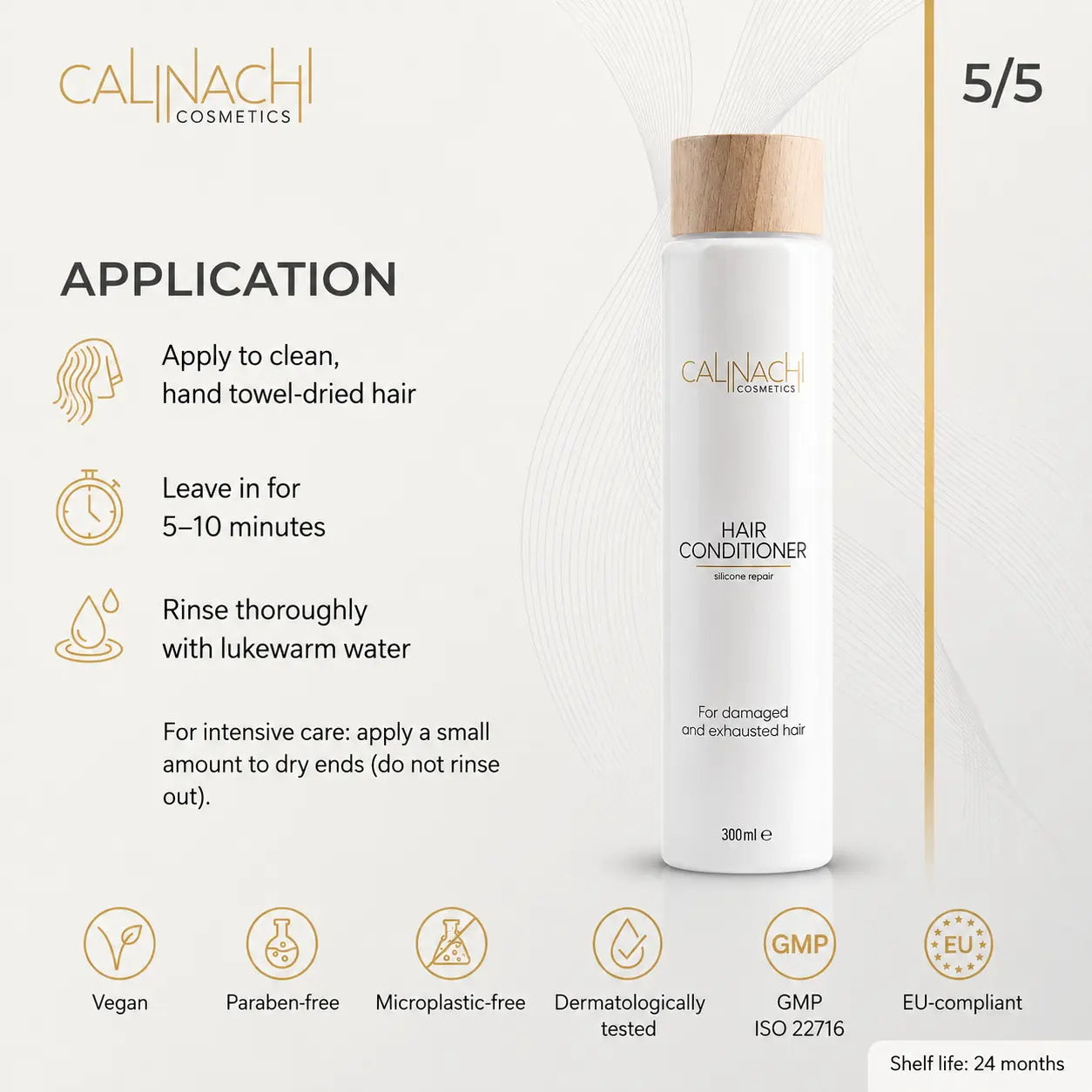 Fiber Damage Repair for Dry Hair Recovery HairCare Sets CALINACHI Cosmetics