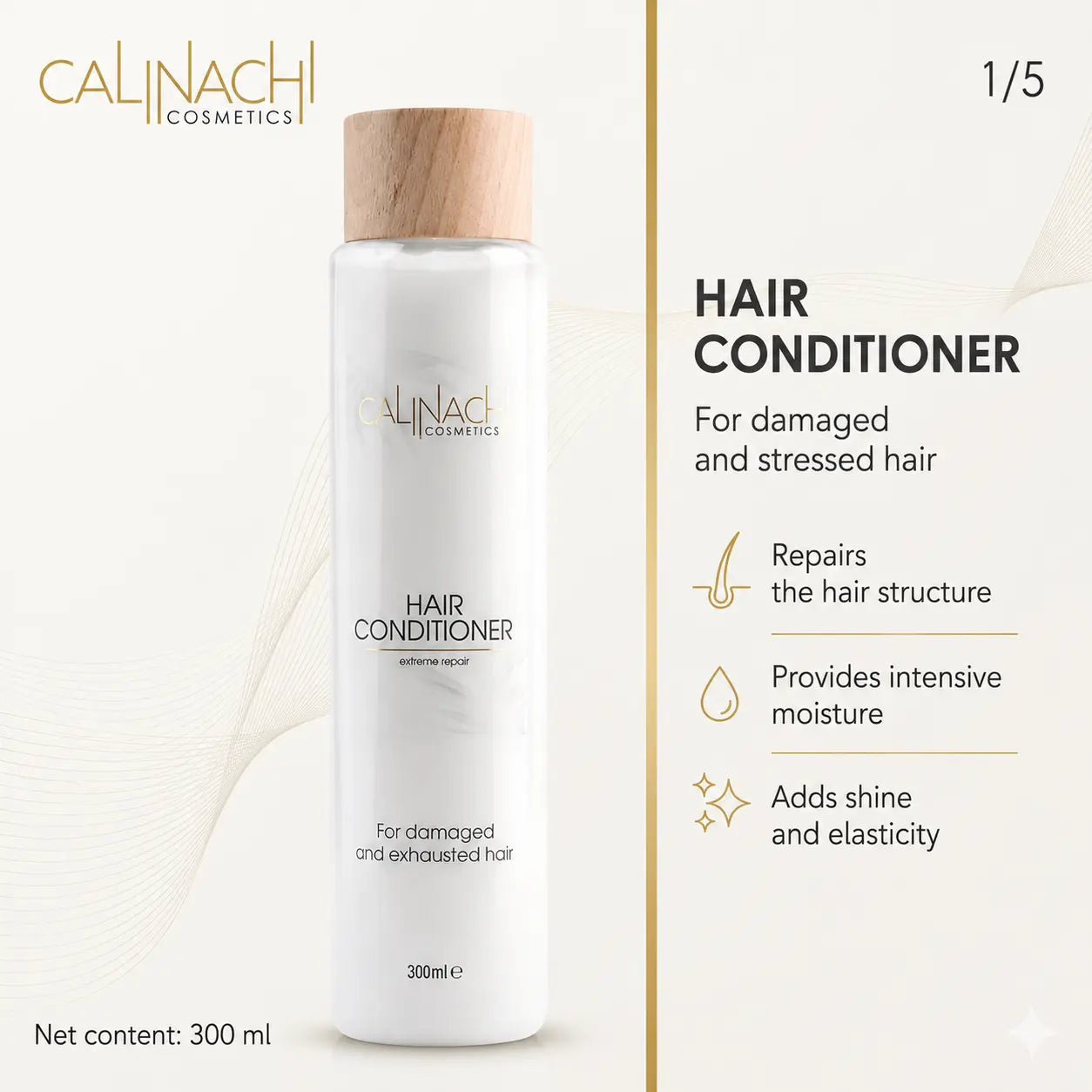 Fiber Damage Repair for Dry Hair Recovery HairCare Sets CALINACHI Cosmetics