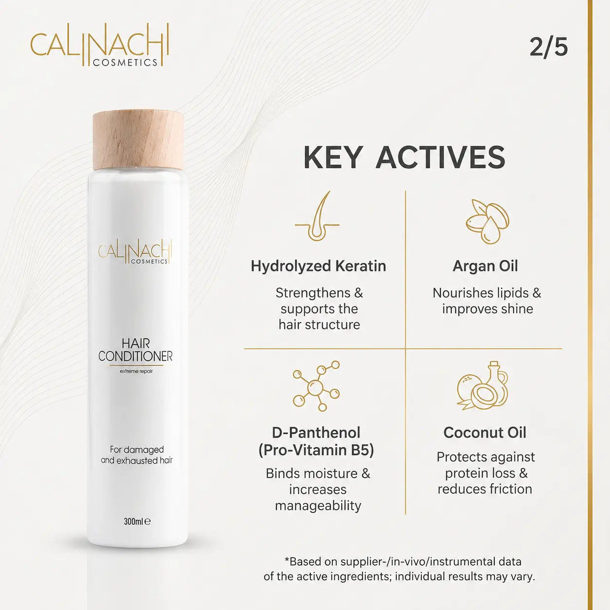Fiber Damage Repair for Dry Hair Recovery HairCare Sets CALINACHI Cosmetics