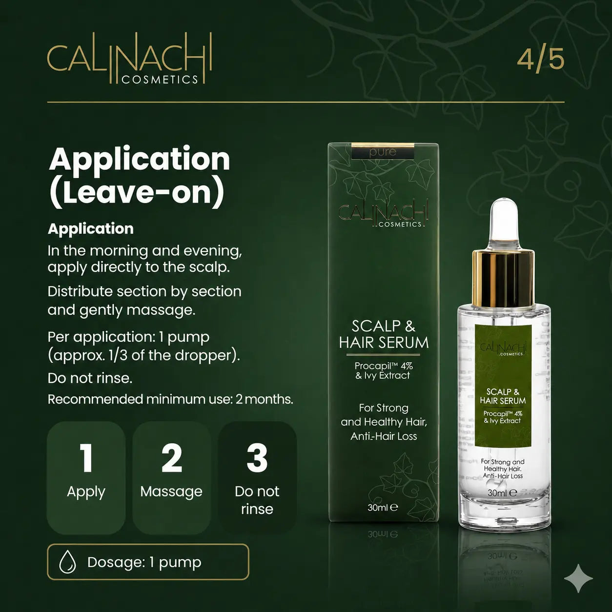 Metabolic Support for Hair Vitality Reset HairCare Sets CALINACHI Cosmetics