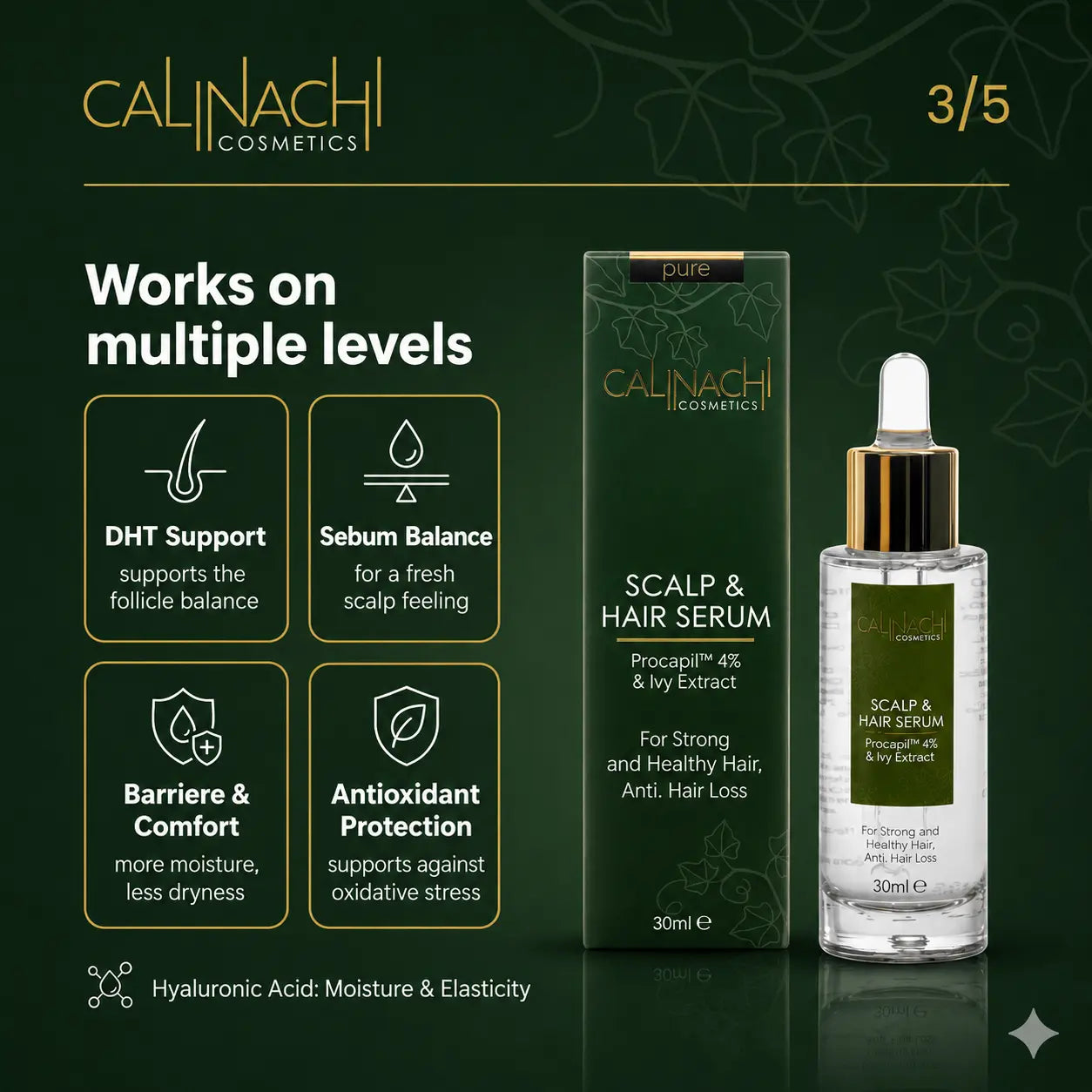 Metabolic Support for Hair Vitality Reset HairCare Sets CALINACHI Cosmetics