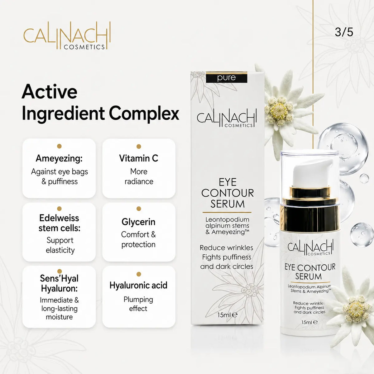 The Ameyezing Eye Contour Serum, 15ml. skincare CALINACHI Cosmetics