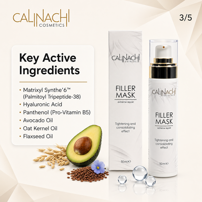 Filler Mask for Face, Neck, and Décolletage, 50ml. skincare CALINACHI Cosmetics