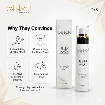 Filler Mask for Face, Neck, and Décolletage, 50ml. skincare CALINACHI Cosmetics