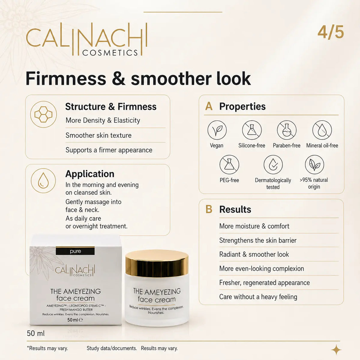 The Ameyezing REGENERATING Face Cream, 50ml. skincare CALINACHI Cosmetics