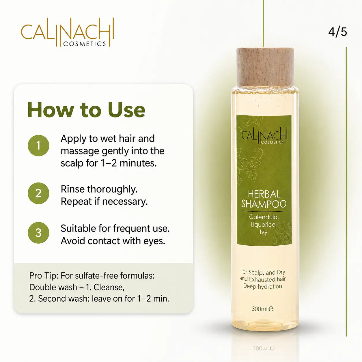 Fiber Damage Repair for Dry Hair Recovery HairCare Sets CALINACHI Cosmetics