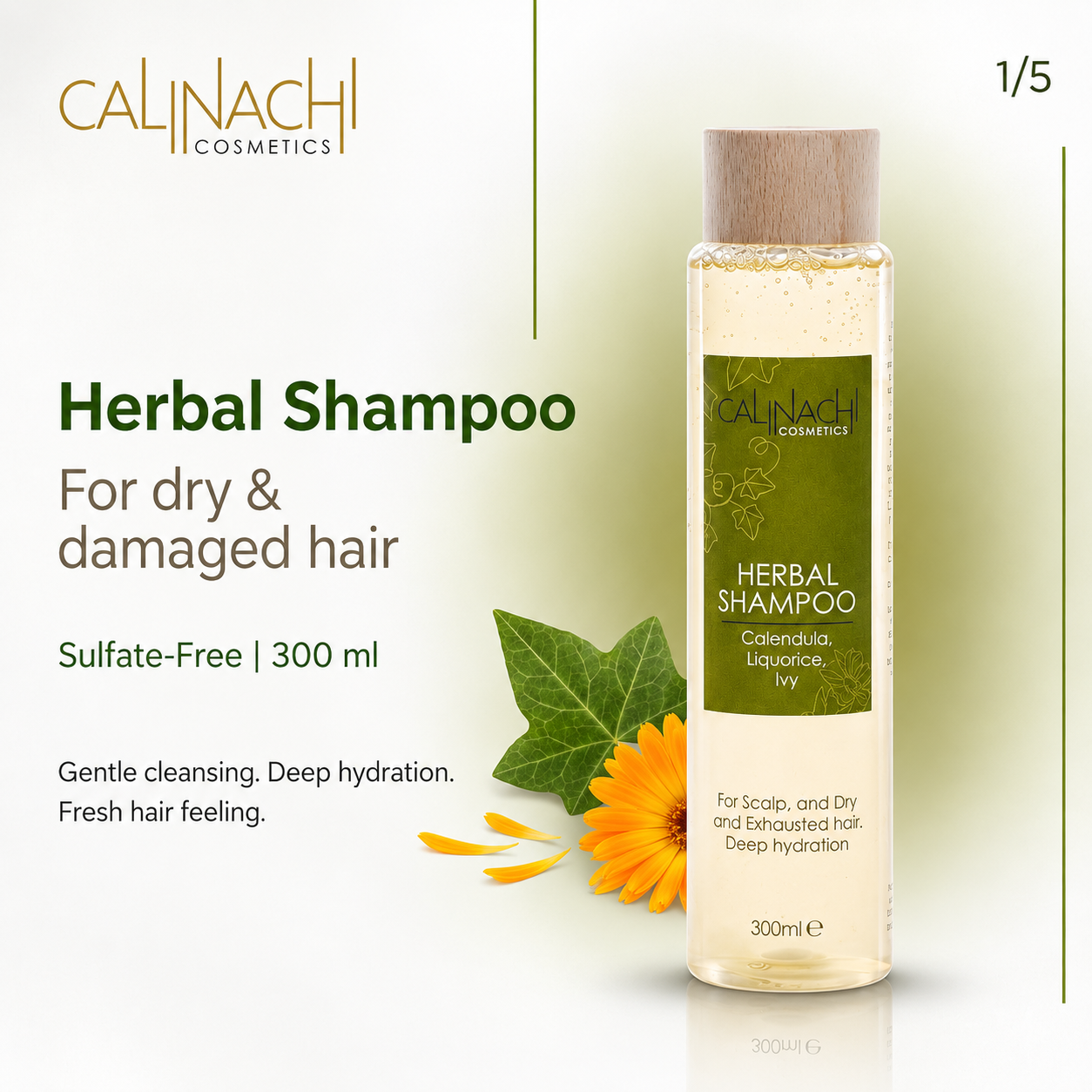 Fiber Damage Repair for Dry Hair Recovery HairCare Sets CALINACHI Cosmetics