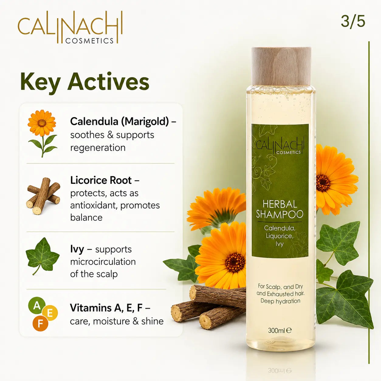 Fiber Damage Repair for Dry Hair Recovery HairCare Sets CALINACHI Cosmetics