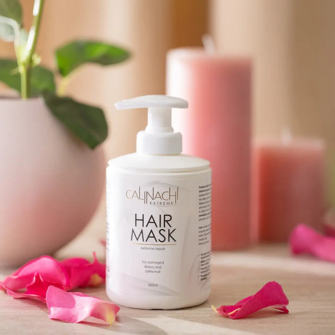 Protein Expert (Dry to Normal & Normal) Anti-Hair Loss, Restorative, Mask for Scalp and Hair, 300 ml.  CALINACHI Cosmetics