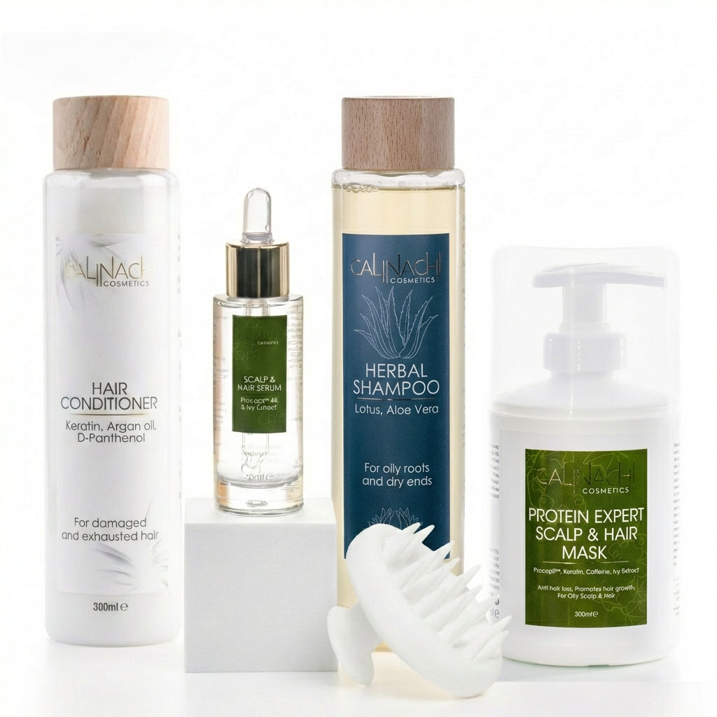 Confortul Microbiomului Scalpului / Tendință de Descuamare / Scalp cu Mătreață / Scalp Gras