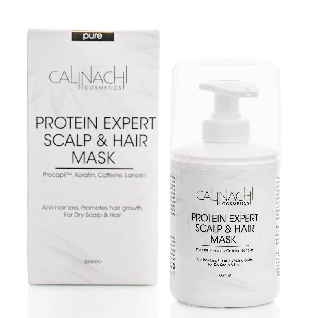 Protein Expert (Dry to Normal &amp; Normal) – Mască Anti-Cădere, Restauratoare pentru Scalp și Păr, 300 ml