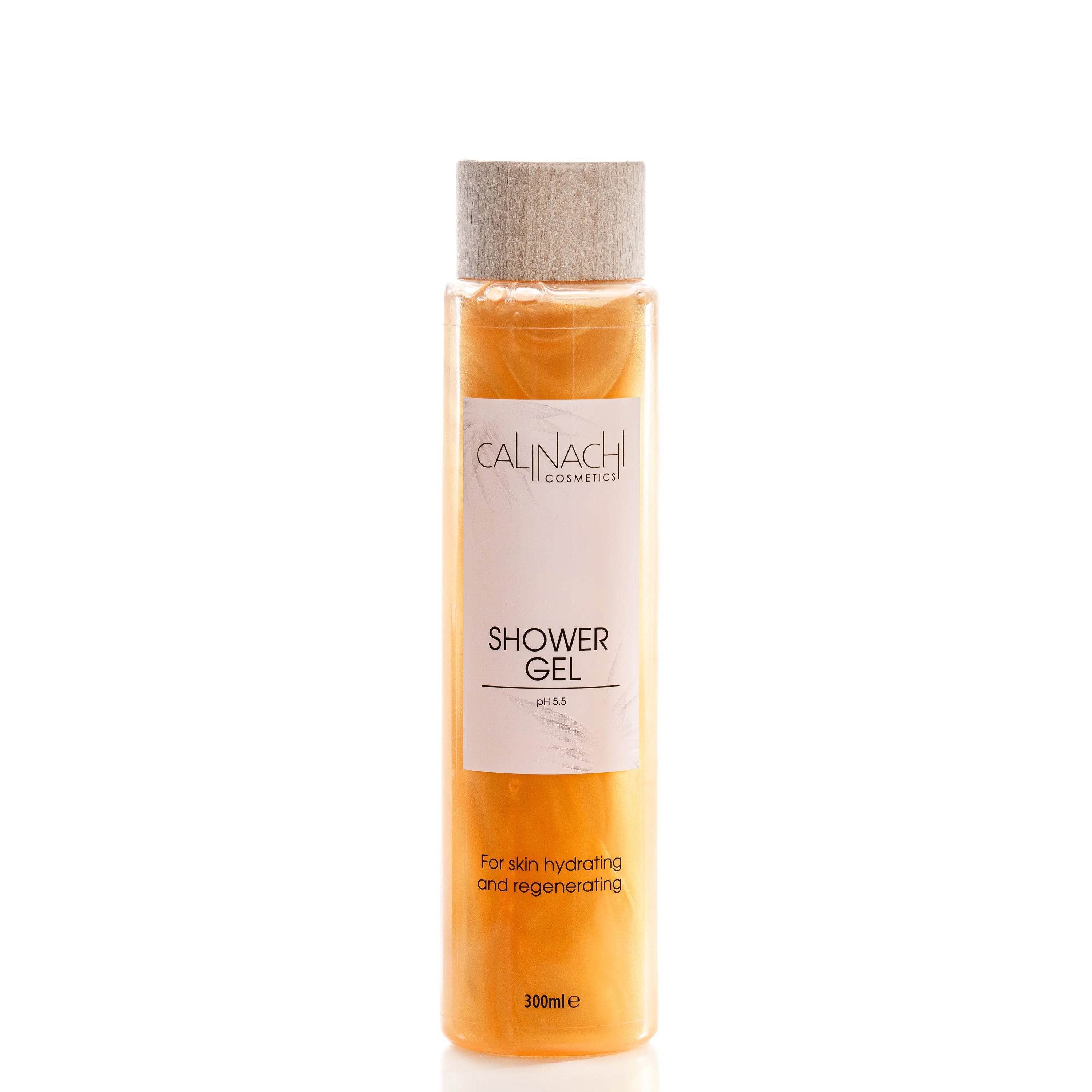 Shower Gel, Lotus and Centella extract, pH 5.5, 300ml.  CALINACHI Cosmetics