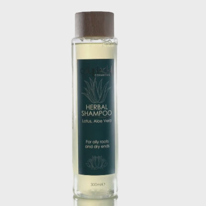 Scalp Gras și Vârfuri Uscate | Șampon Herbal | Fără Sulfați | 300ml.