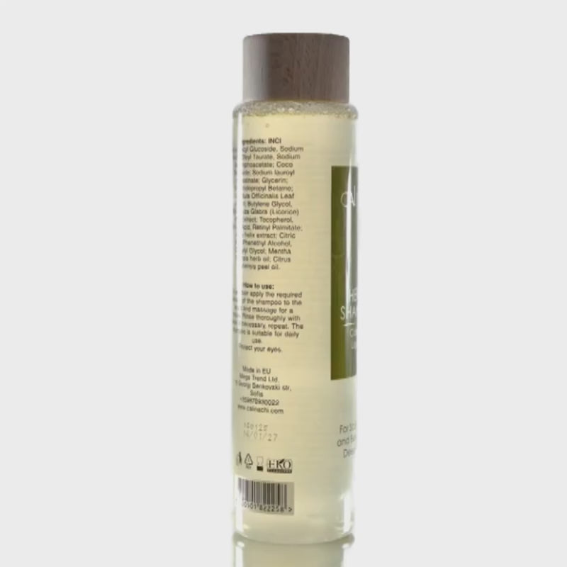 Șampon profesional hidratant | Pe bază de plante și fără sulfați | 300 ml